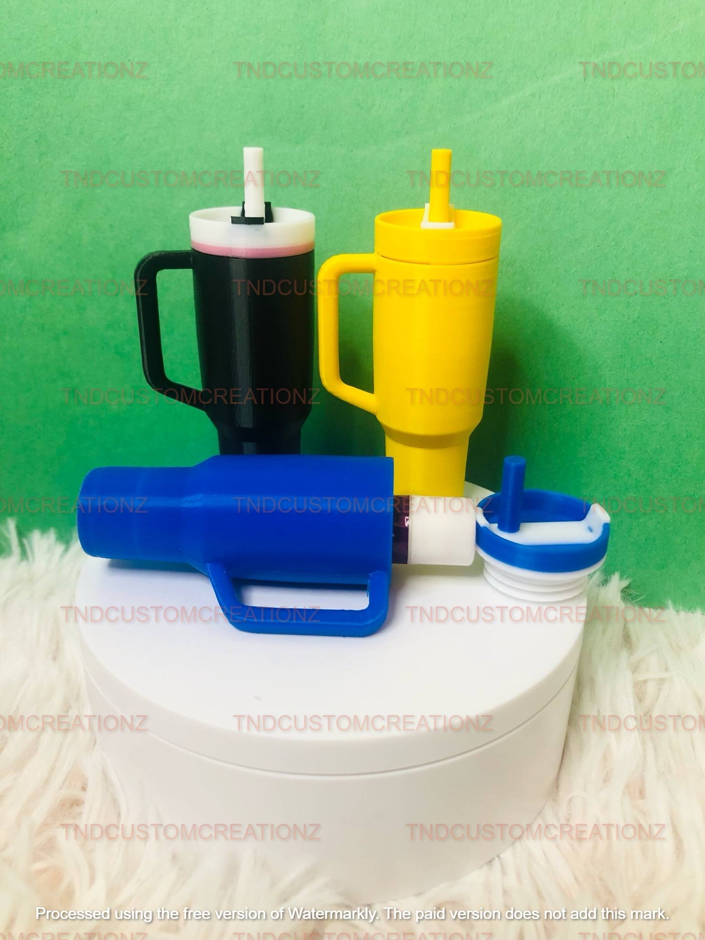 Stanley Cup Mini Tumbler Keychain Chapstick Holder