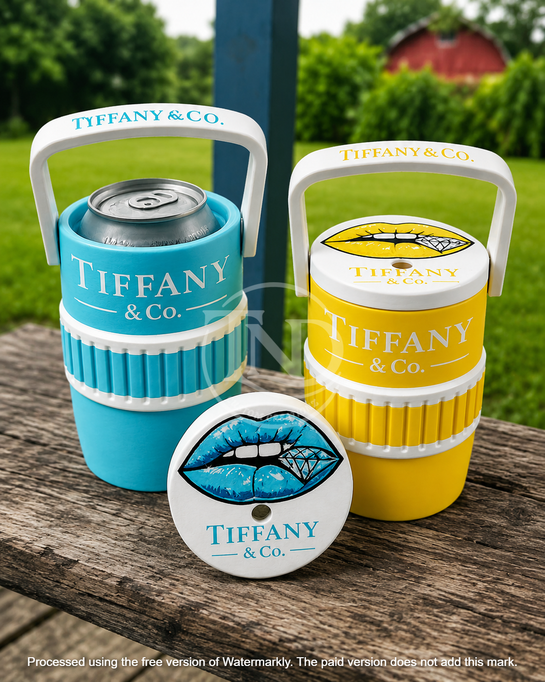 Tiffany-Inspired 3D Printed Mini Can Koozie