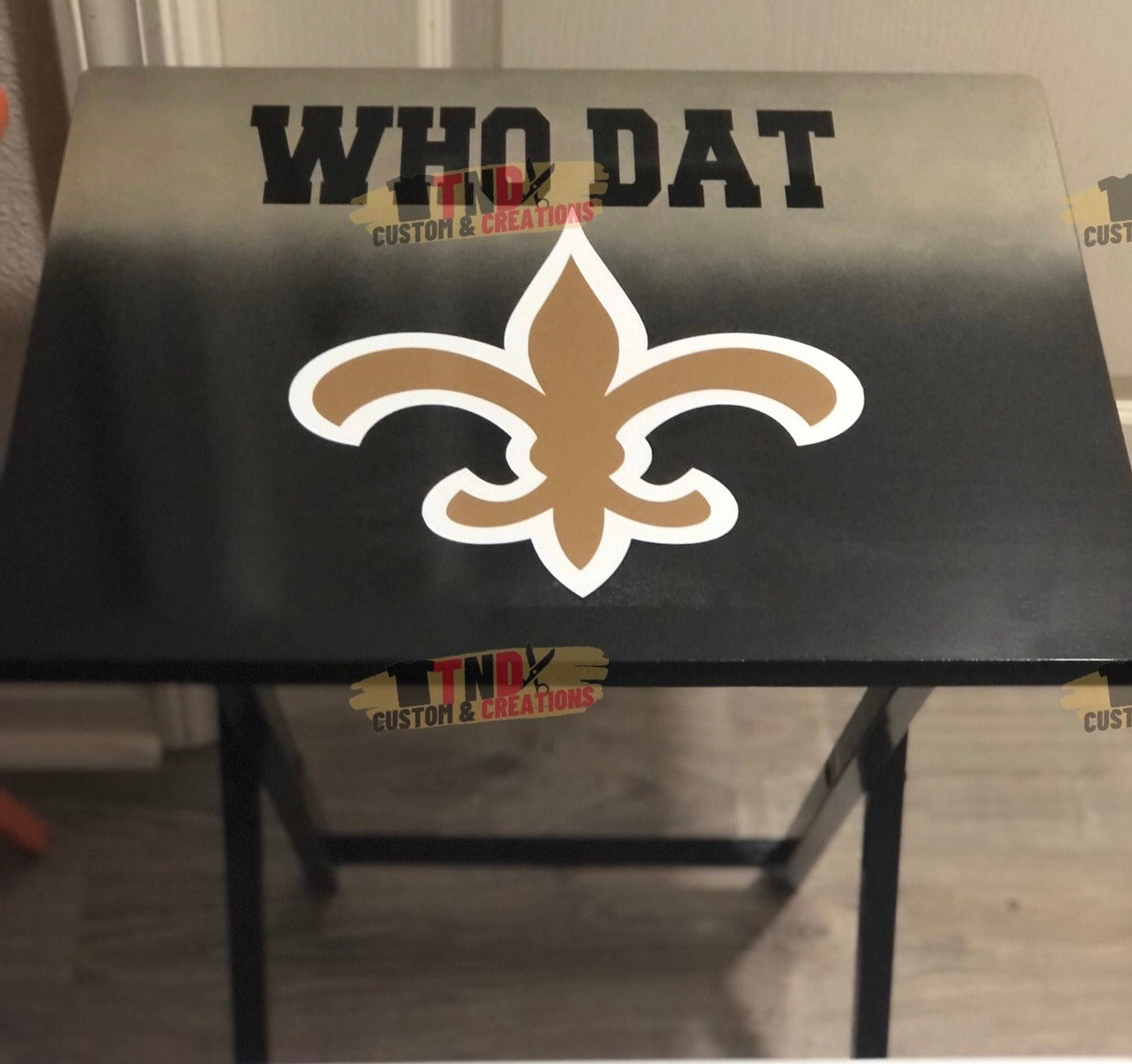 Who Dat Customized Eating Tray