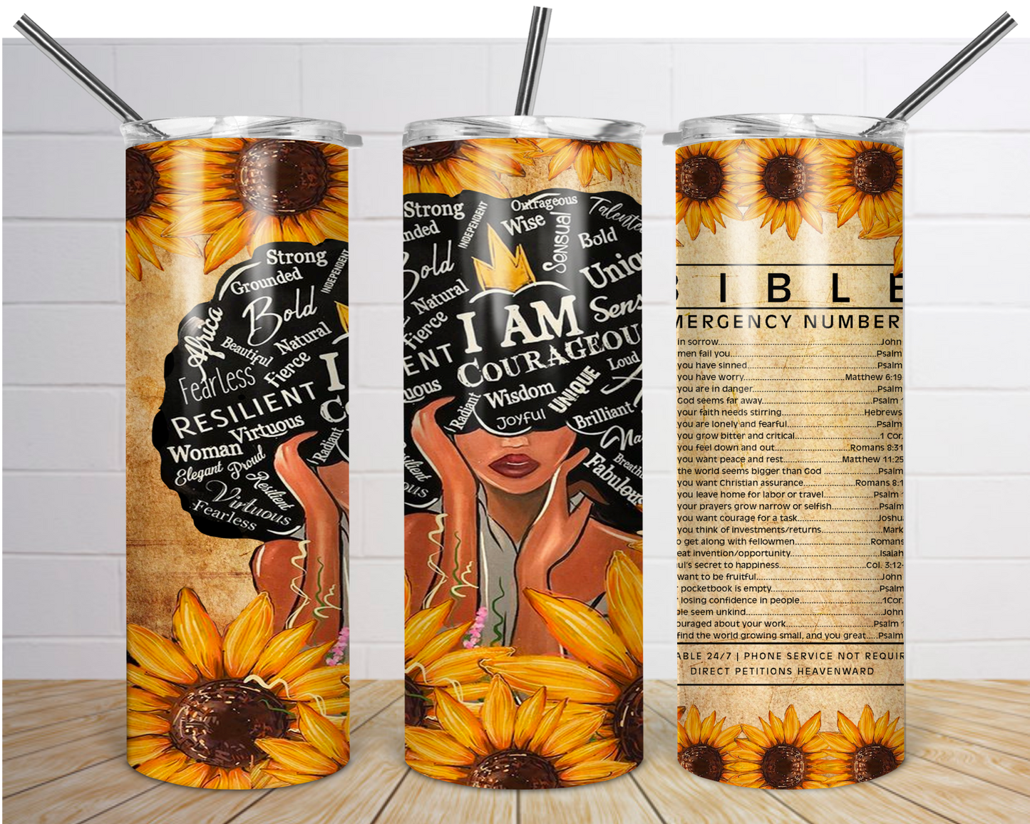 Custom I AM women's Tumbler