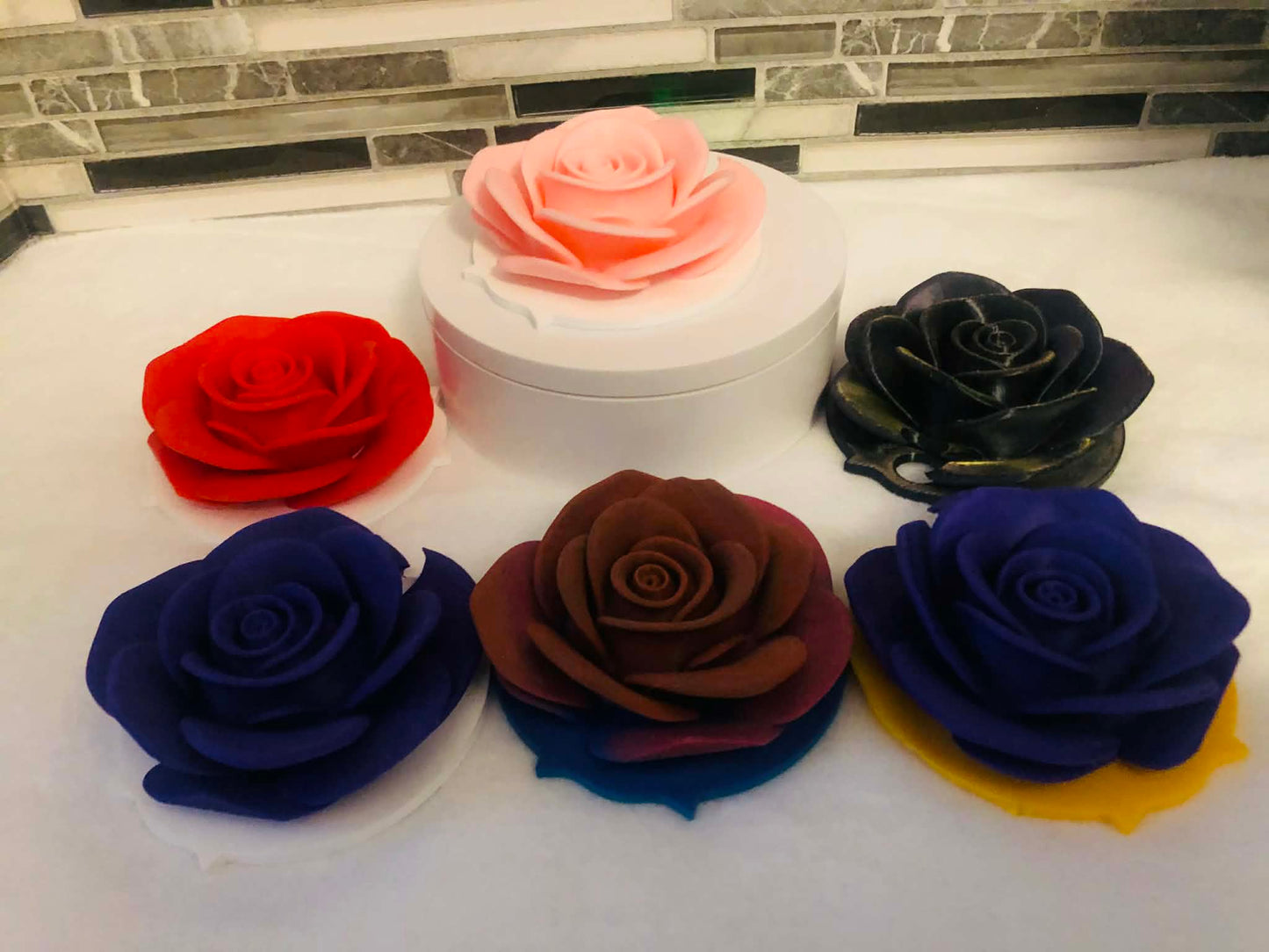🌹 3D 40oz Rose Tumbler Topper 🌹