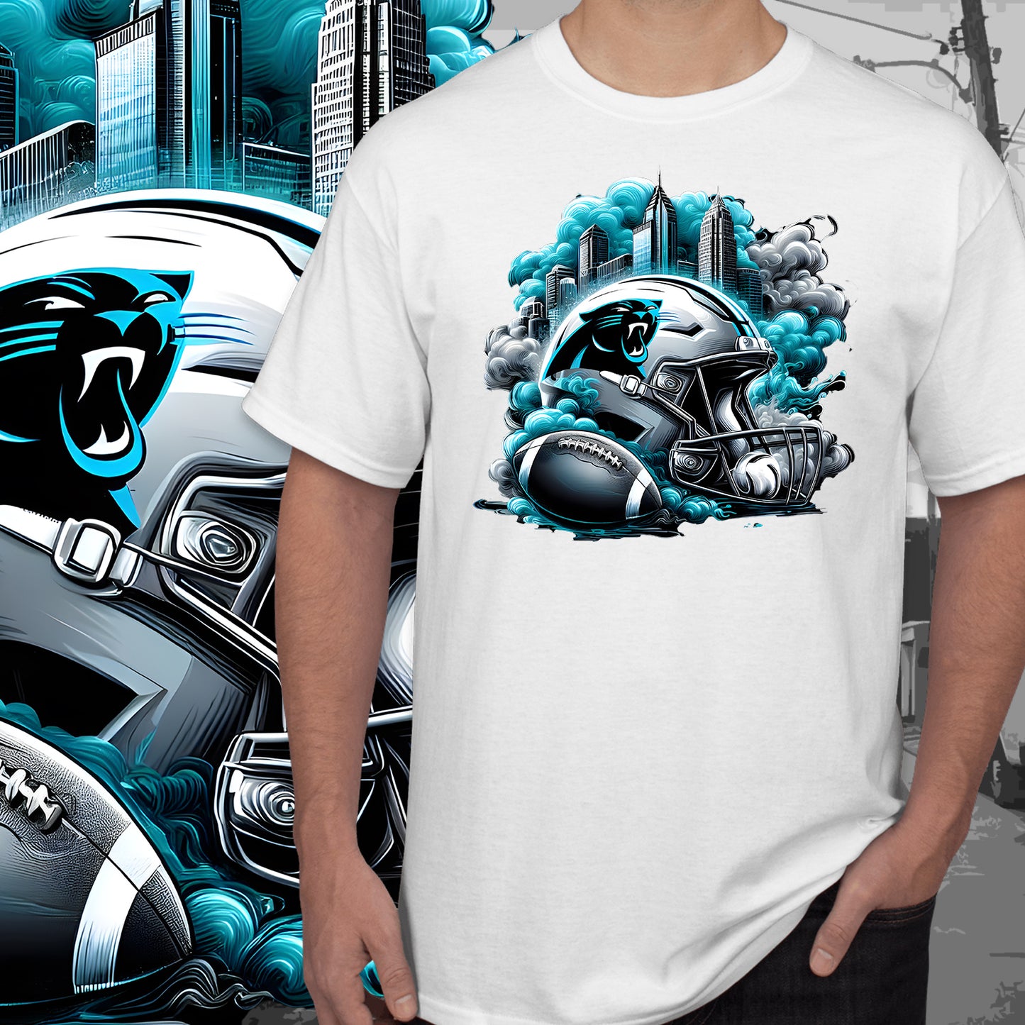 Football Smoke Tumbler Wrap/Shirt Design