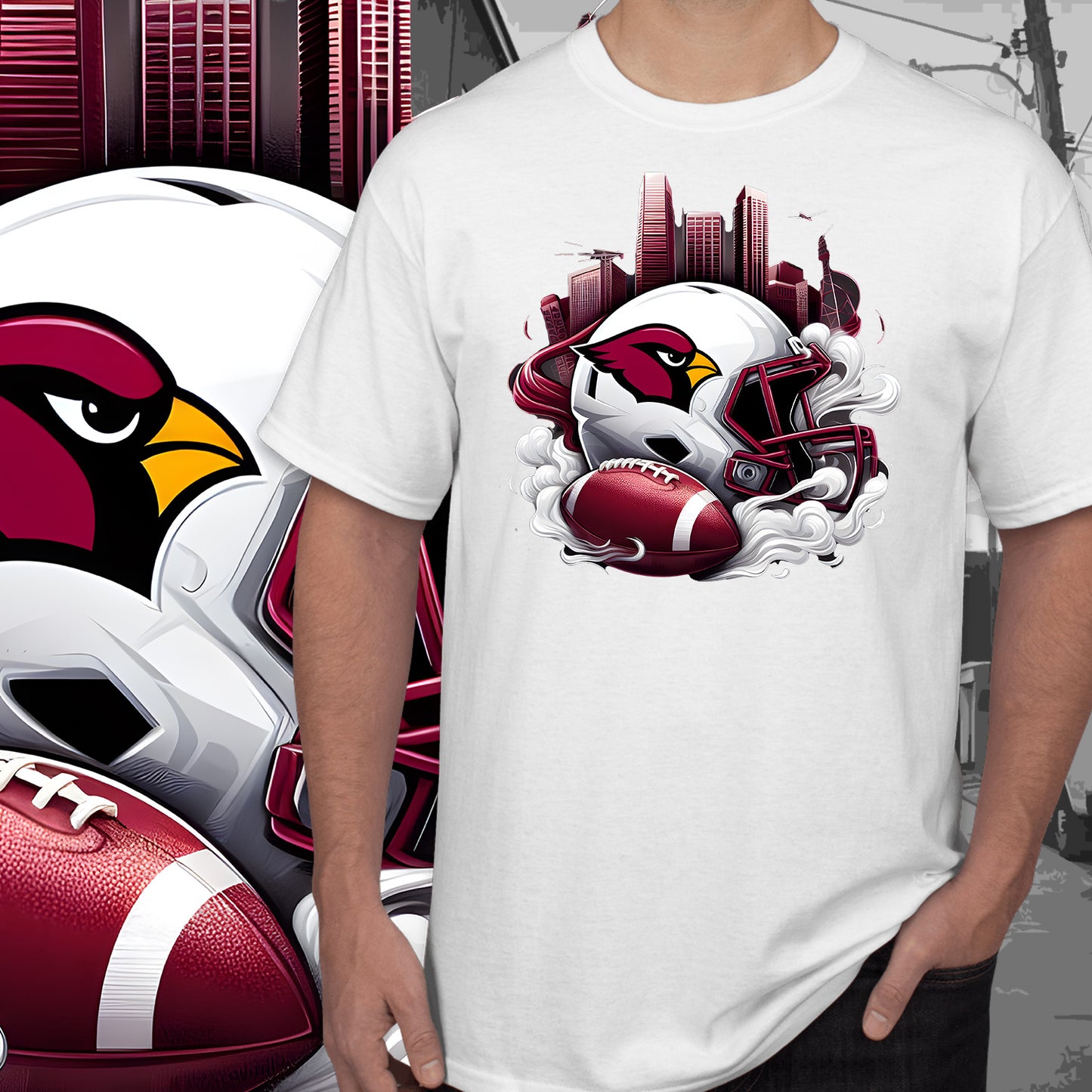 Football Smoke Tumbler Wrap/Shirt Design