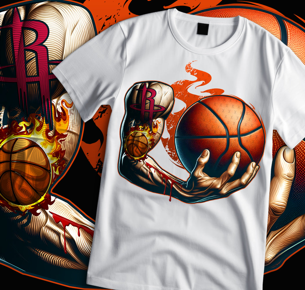 NBA Hand Shirt PNG