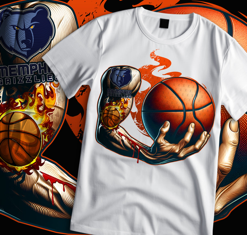 NBA Hand Shirt PNG