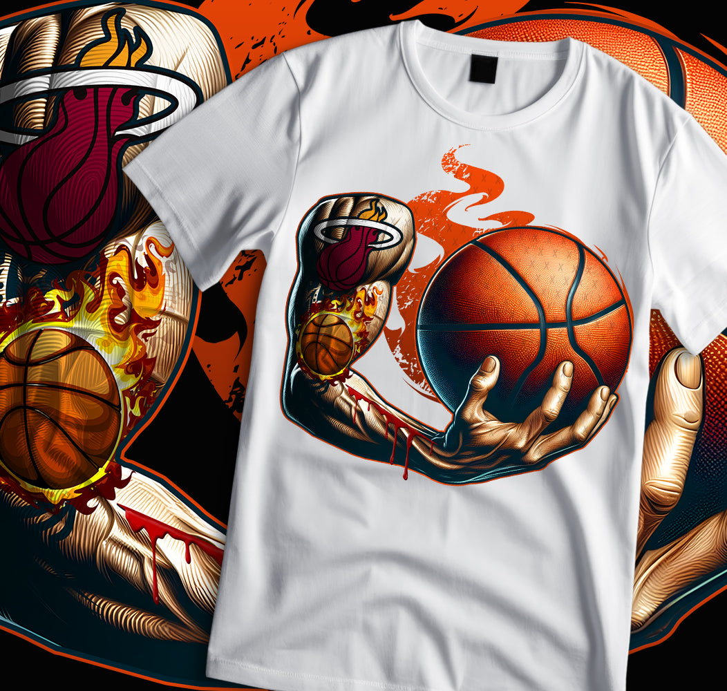 NBA Hand Shirt PNG