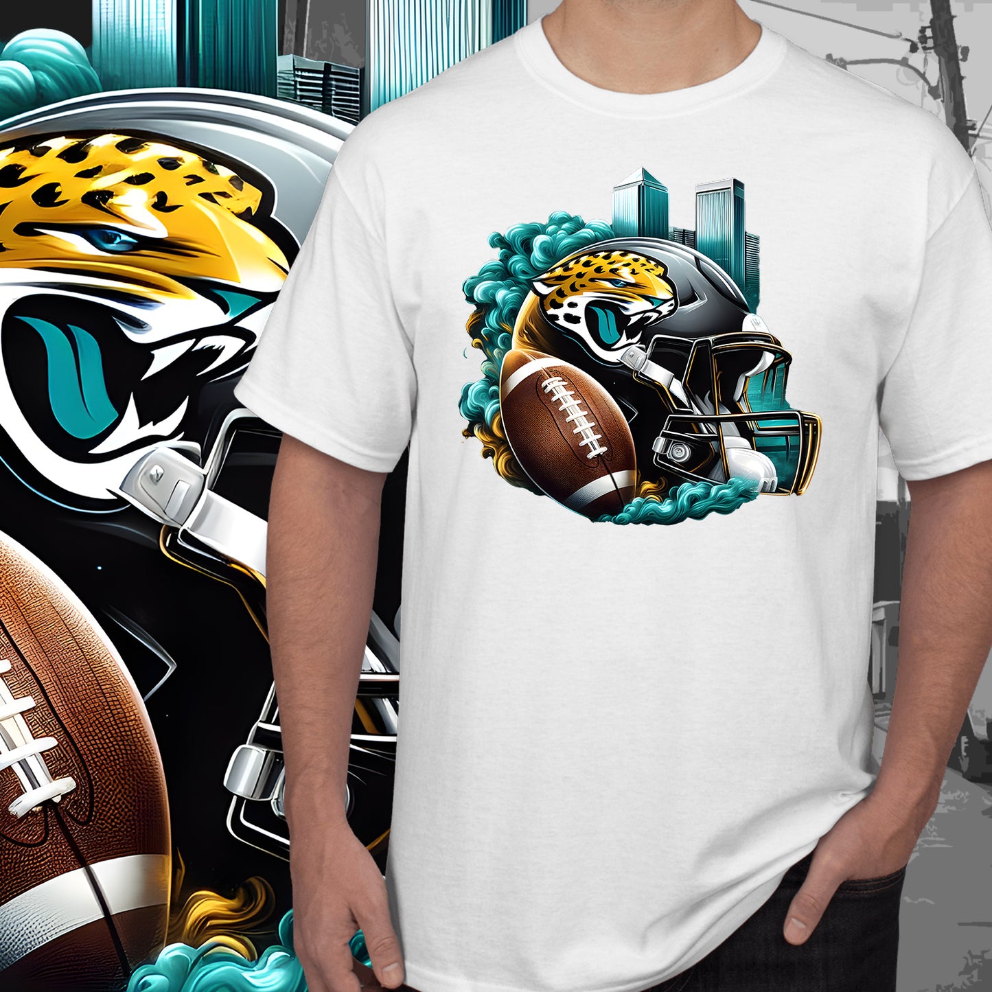 Football Smoke Tumbler Wrap/Shirt Design