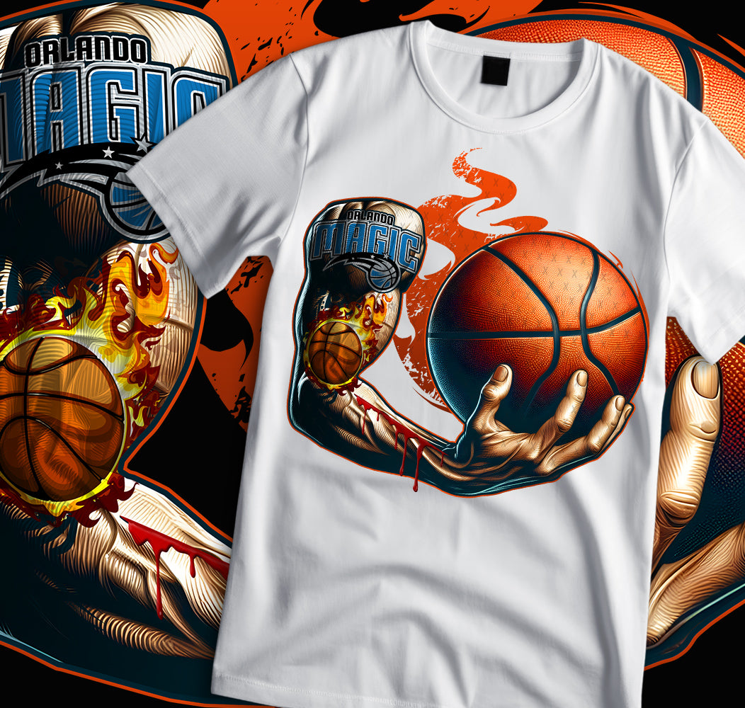 NBA Hand Shirt PNG