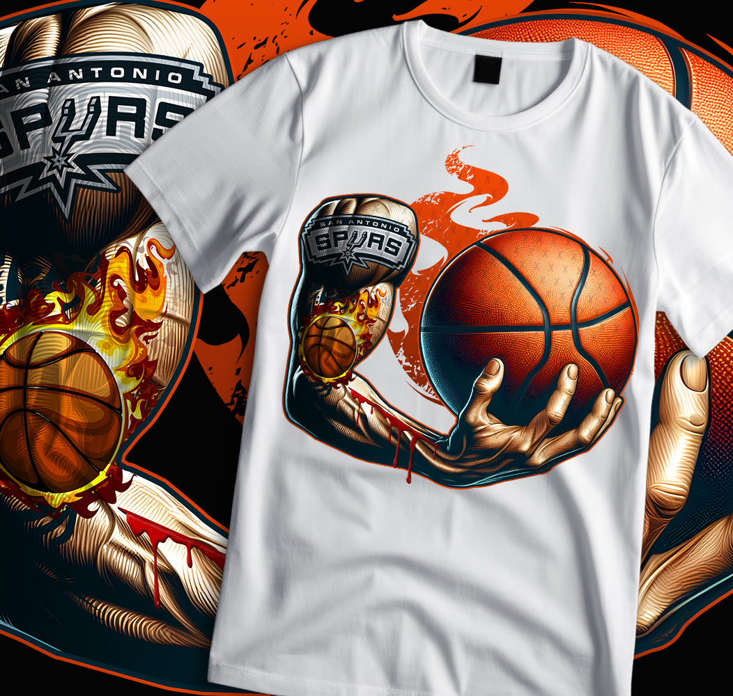 NBA Hand Shirt PNG