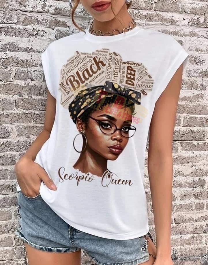 Melanated Zodiac Tshirt