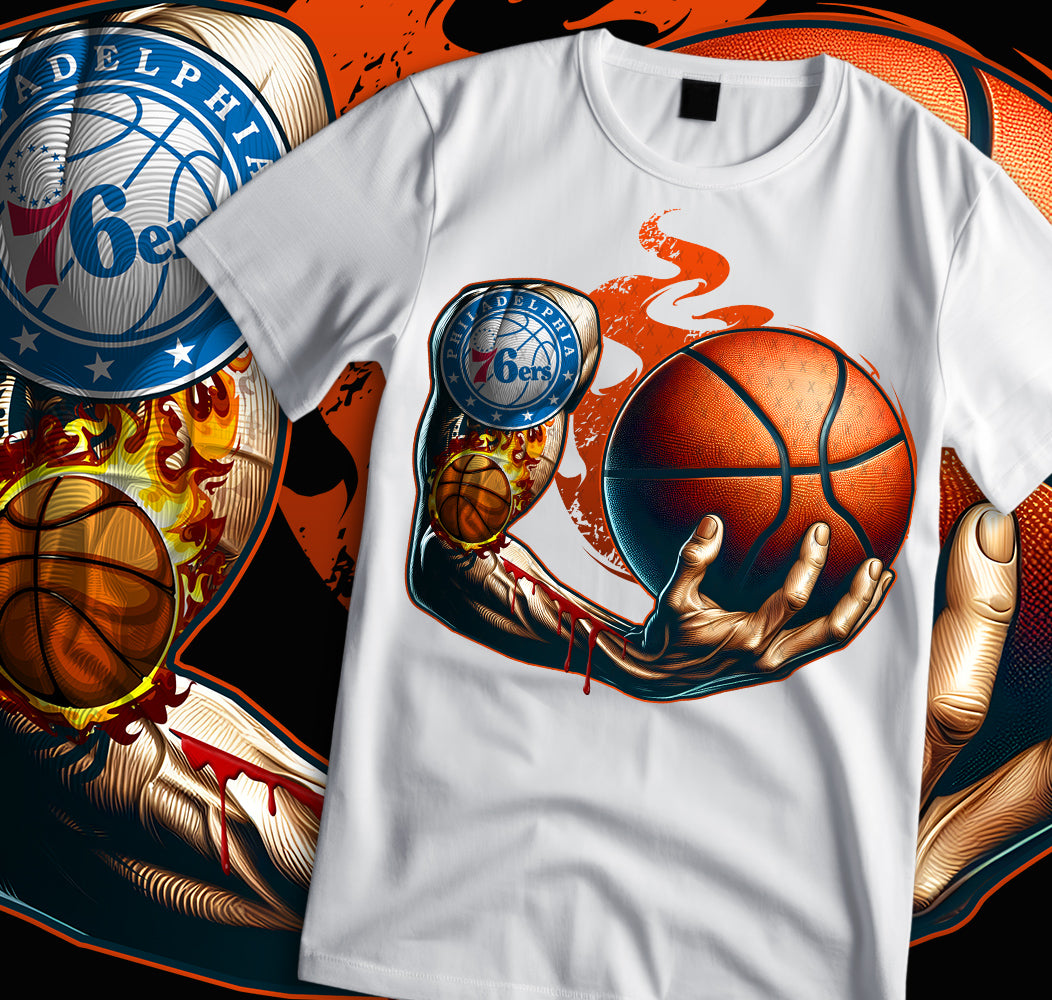 NBA Hand Shirt PNG