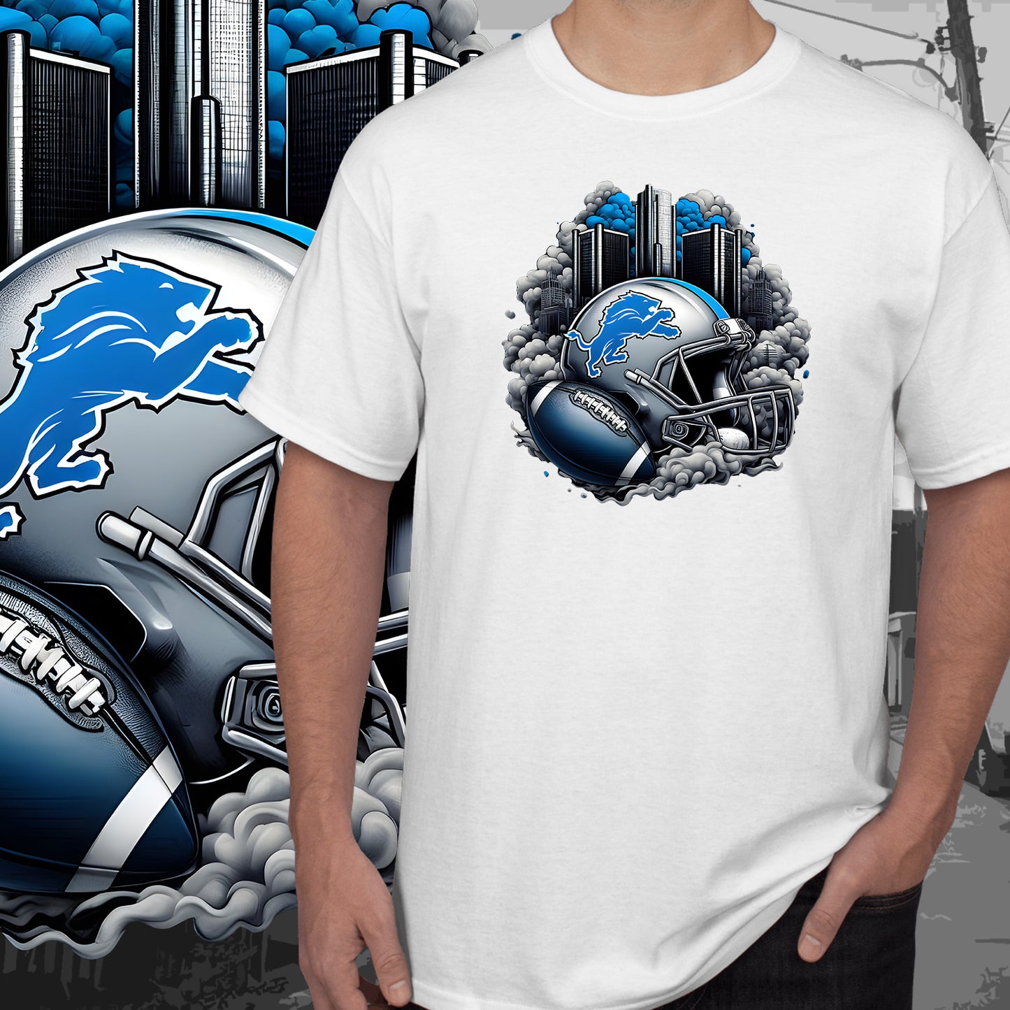 Football Smoke Tumbler Wrap/Shirt Design