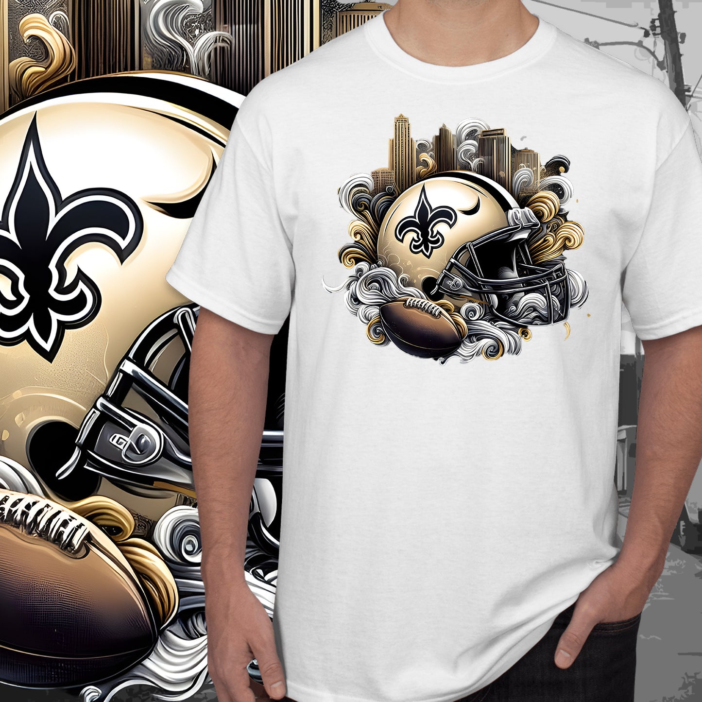 Football Smoke Tumbler Wrap/Shirt Design