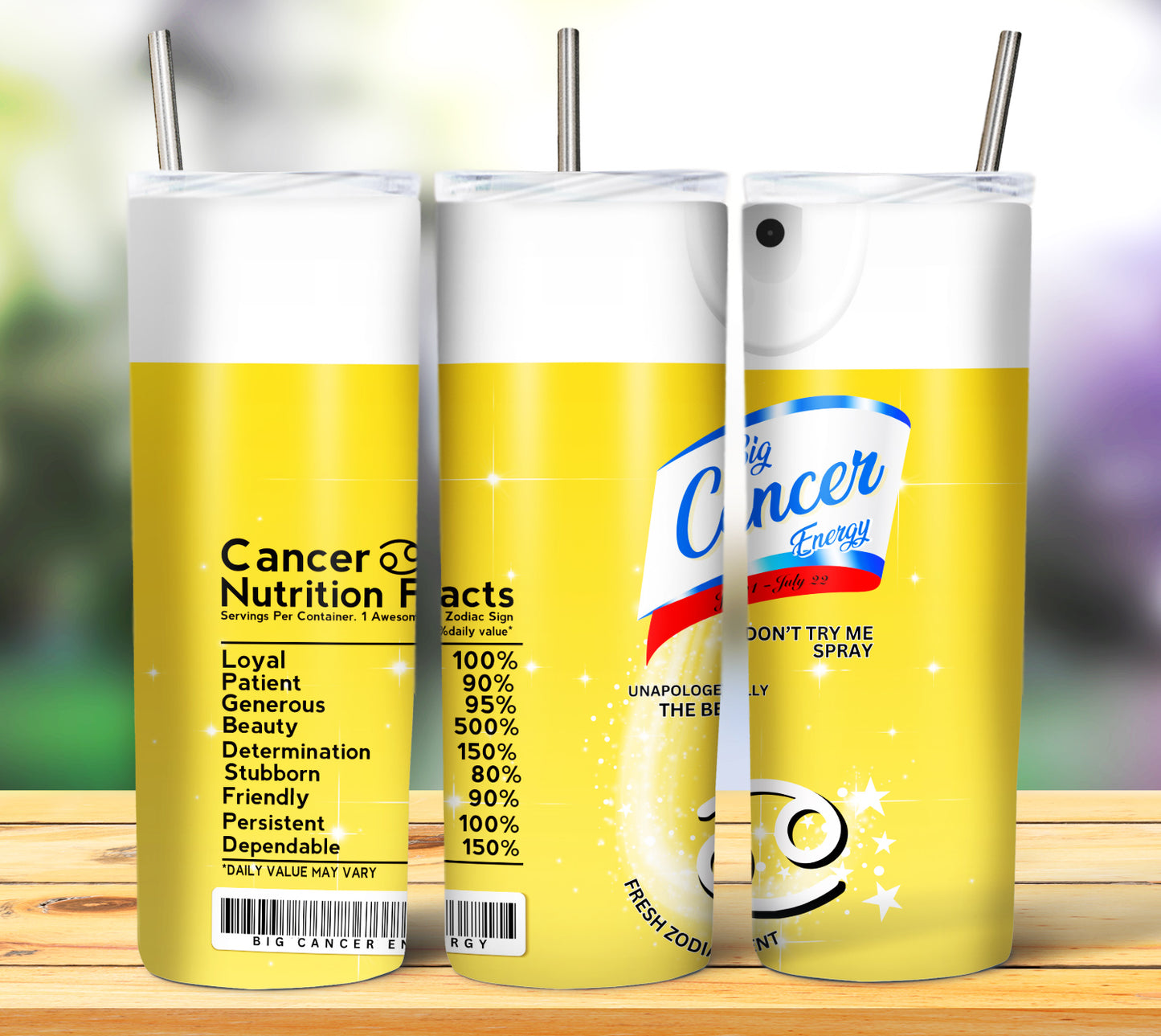 Zodiac Lysol Tumbler Wraps