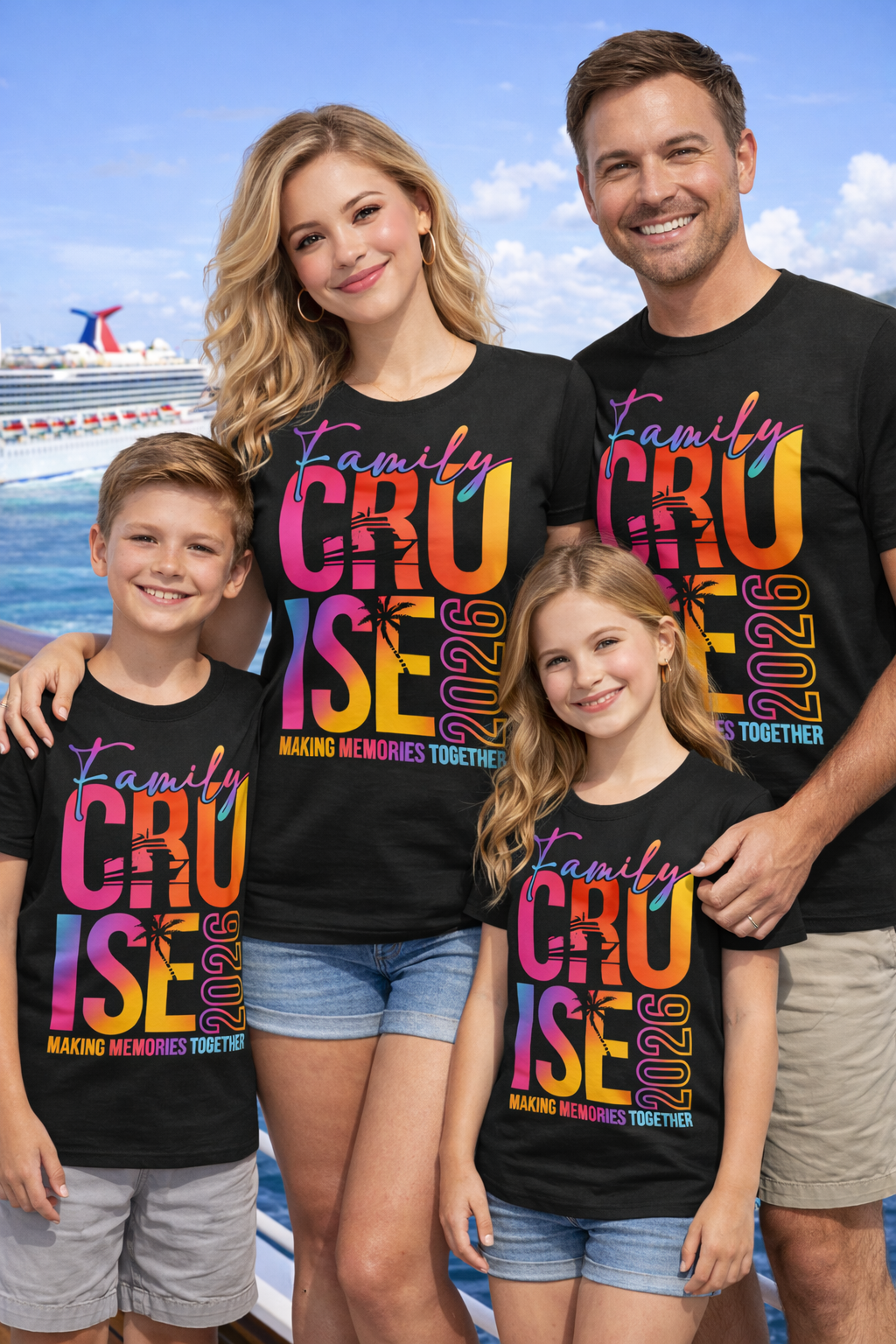 🌴 Family Cruise 2026 Shirt – Making Memories Together 🌊