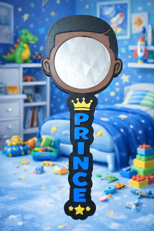 ✨ Custom 3D Printed Affirmation Mirror – Inspirational Handheld Mirror