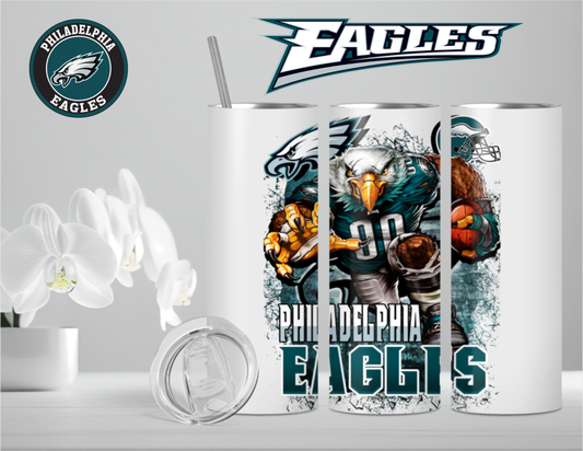 Customized Eagles Tumbler