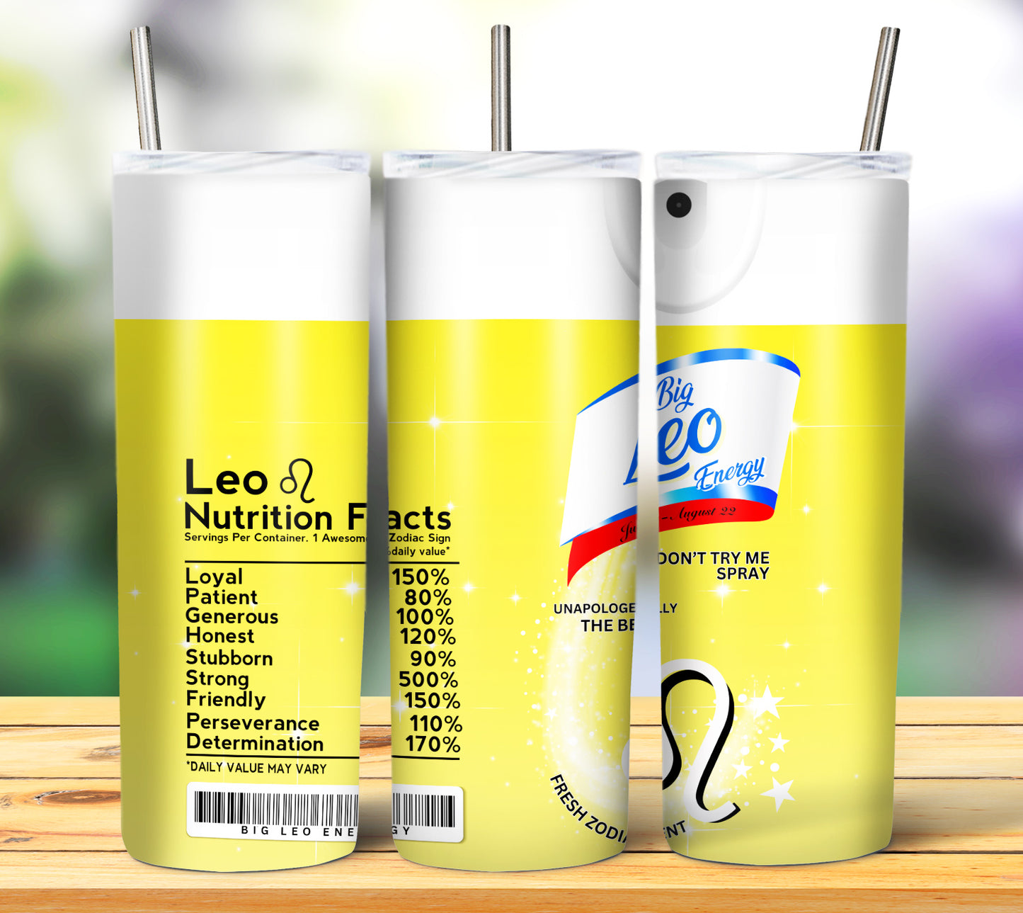 Zodiac Lysol Tumbler Wraps