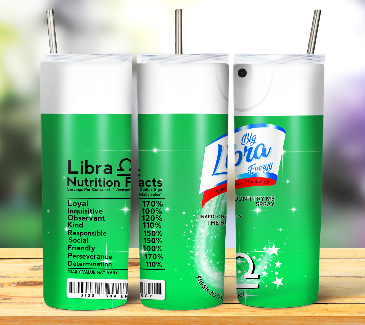 Zodiac Lysol Tumbler Wraps