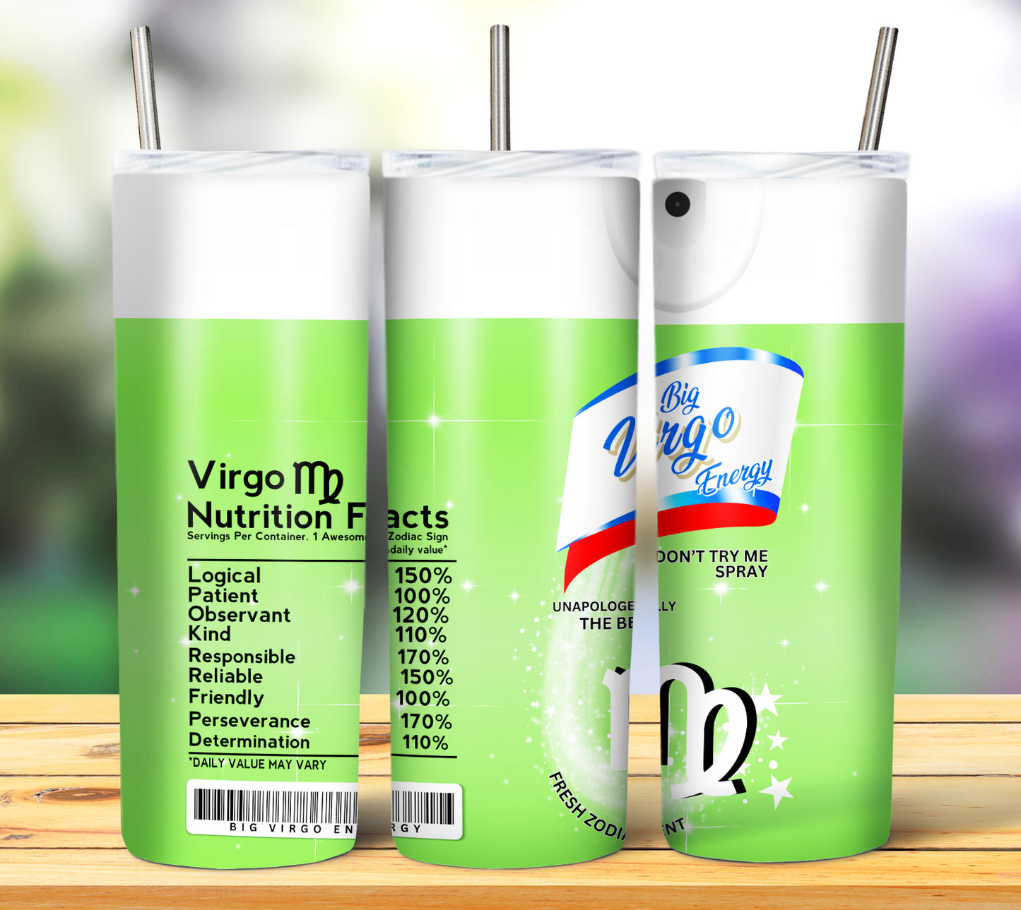 Zodiac Lysol Tumbler Wraps