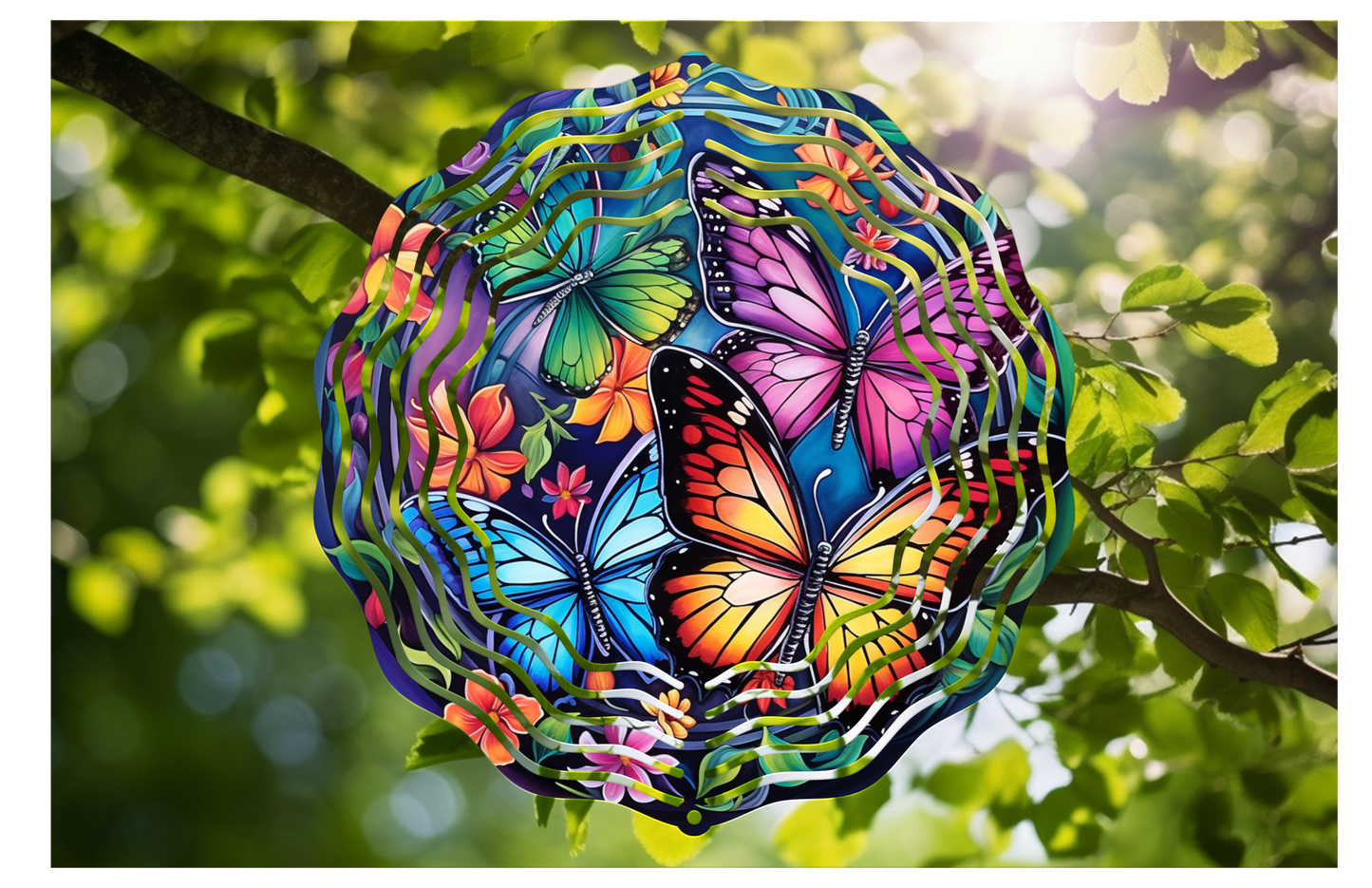 Butterfly Wind Spinner