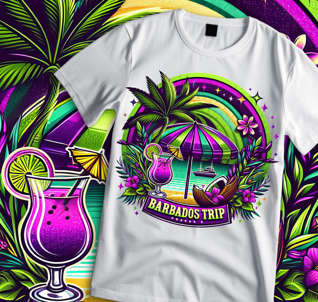 Travel T-Shirt Design, Girls Trip, Jamaica, Air plane Mode