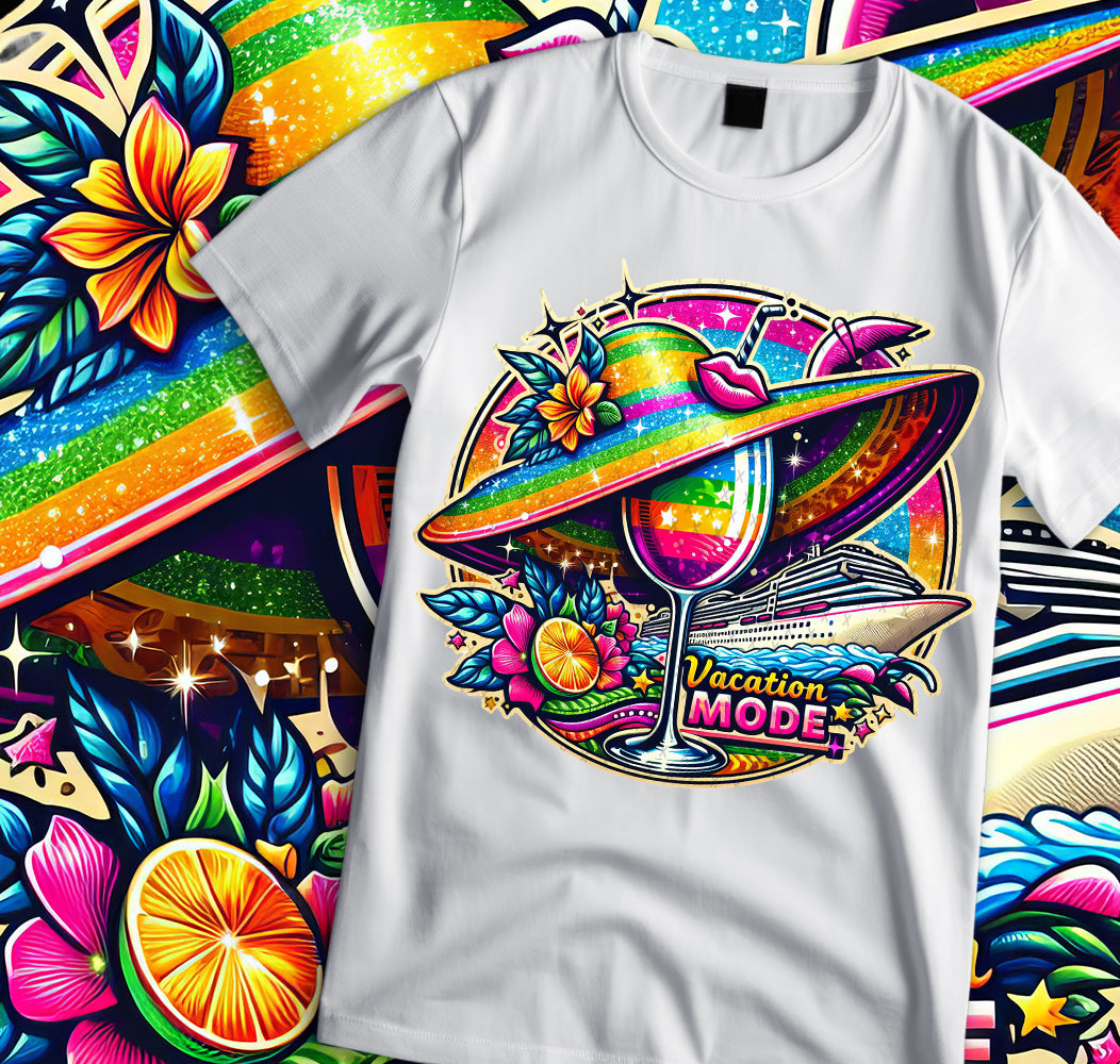 Travel T-Shirt Design, Girls Trip, Jamaica, Air plane Mode