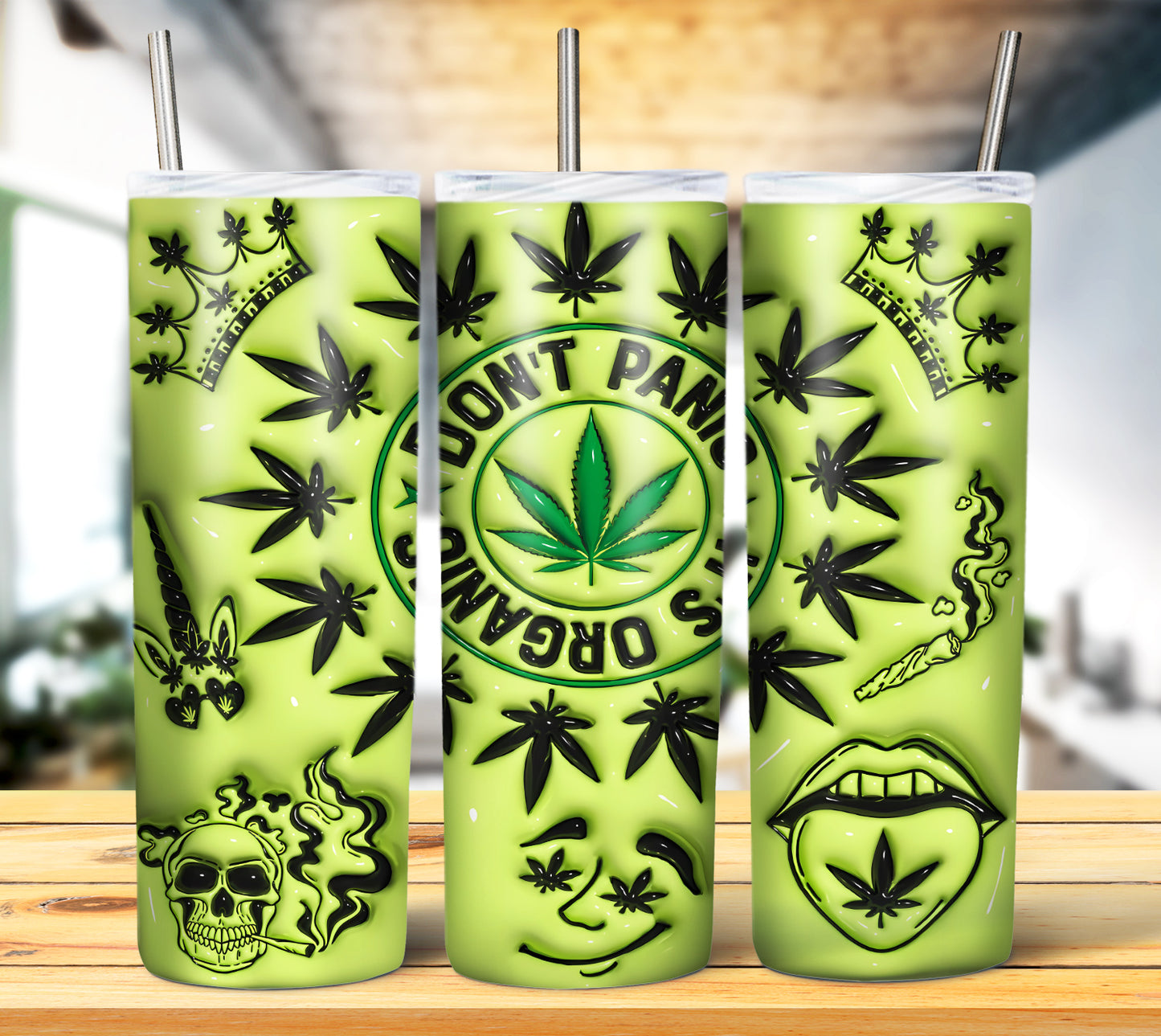 Hi Vibes 4/20 Tumbler 20oz PNG Wrap Bundle