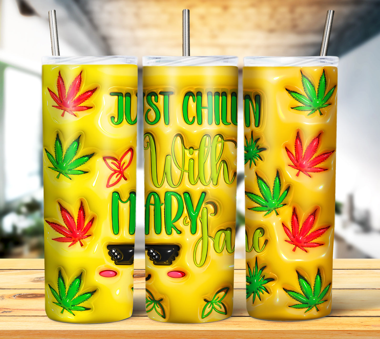 Hi Vibes 4/20 Tumbler 20oz PNG Wrap Bundle