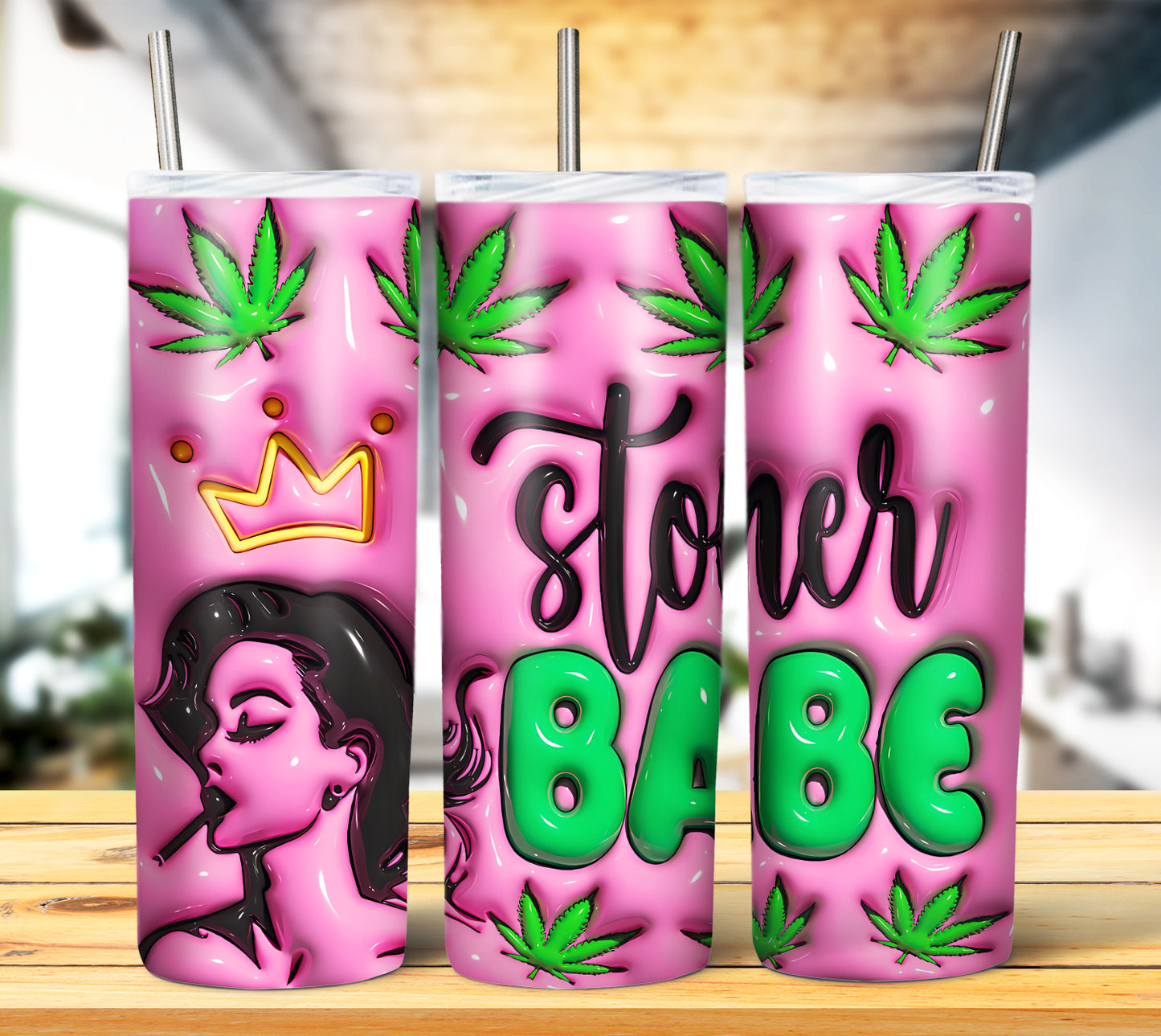 Hi Vibes 4/20 Tumbler 20oz PNG Wrap Bundle