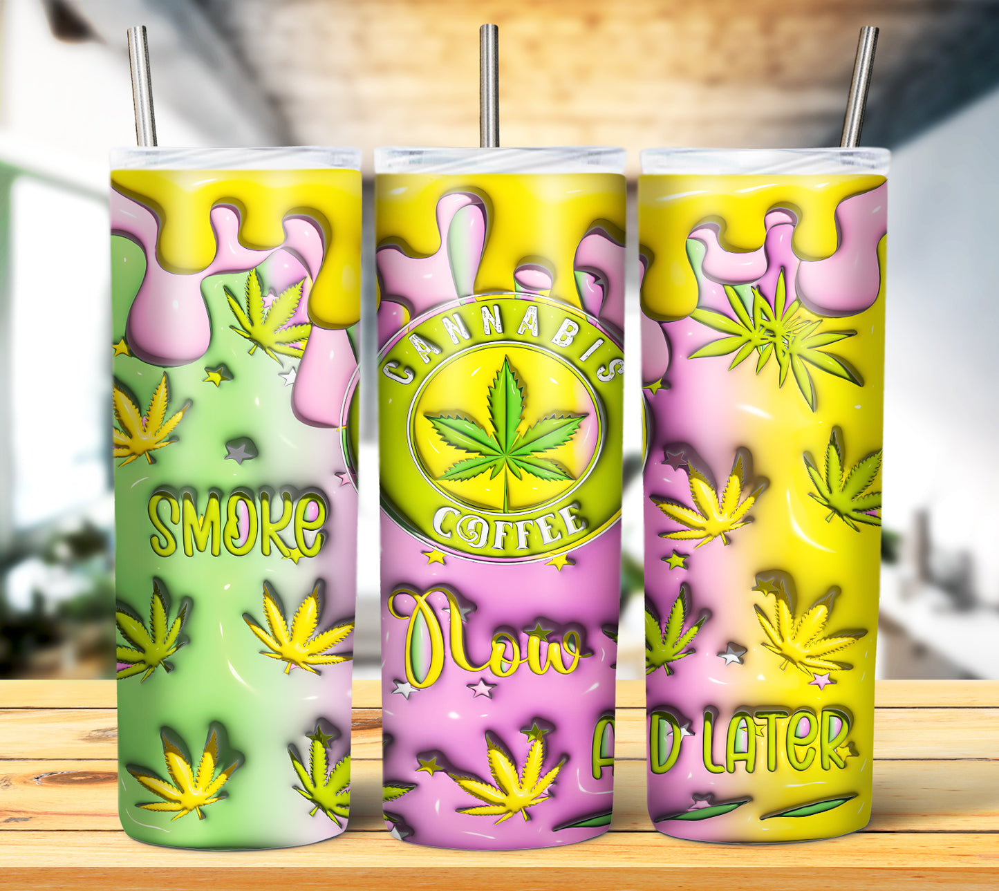 Hi Vibes 4/20 Tumbler 20oz PNG Wrap Bundle