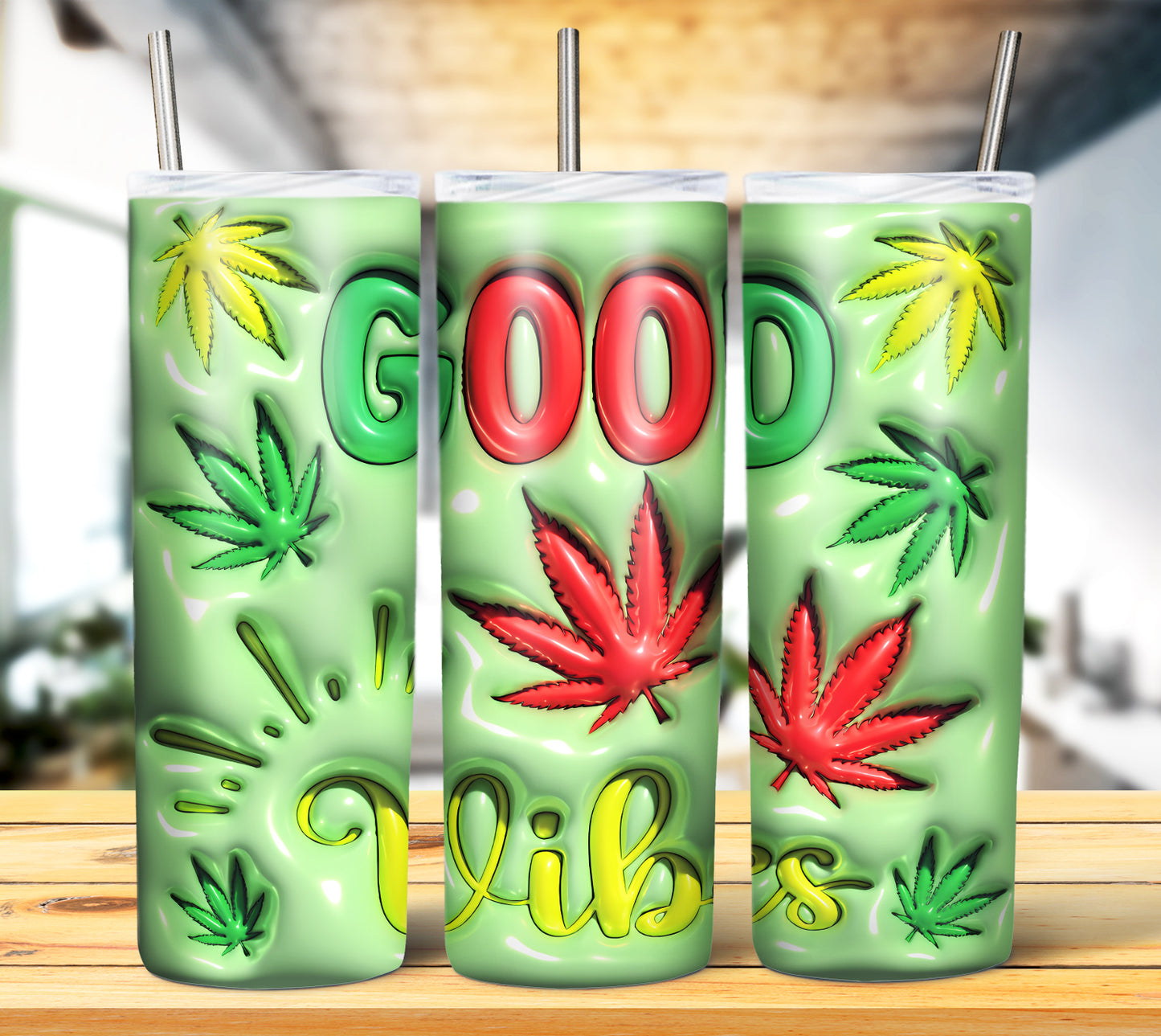 Hi Vibes 4/20 Tumbler 20oz PNG Wrap Bundle