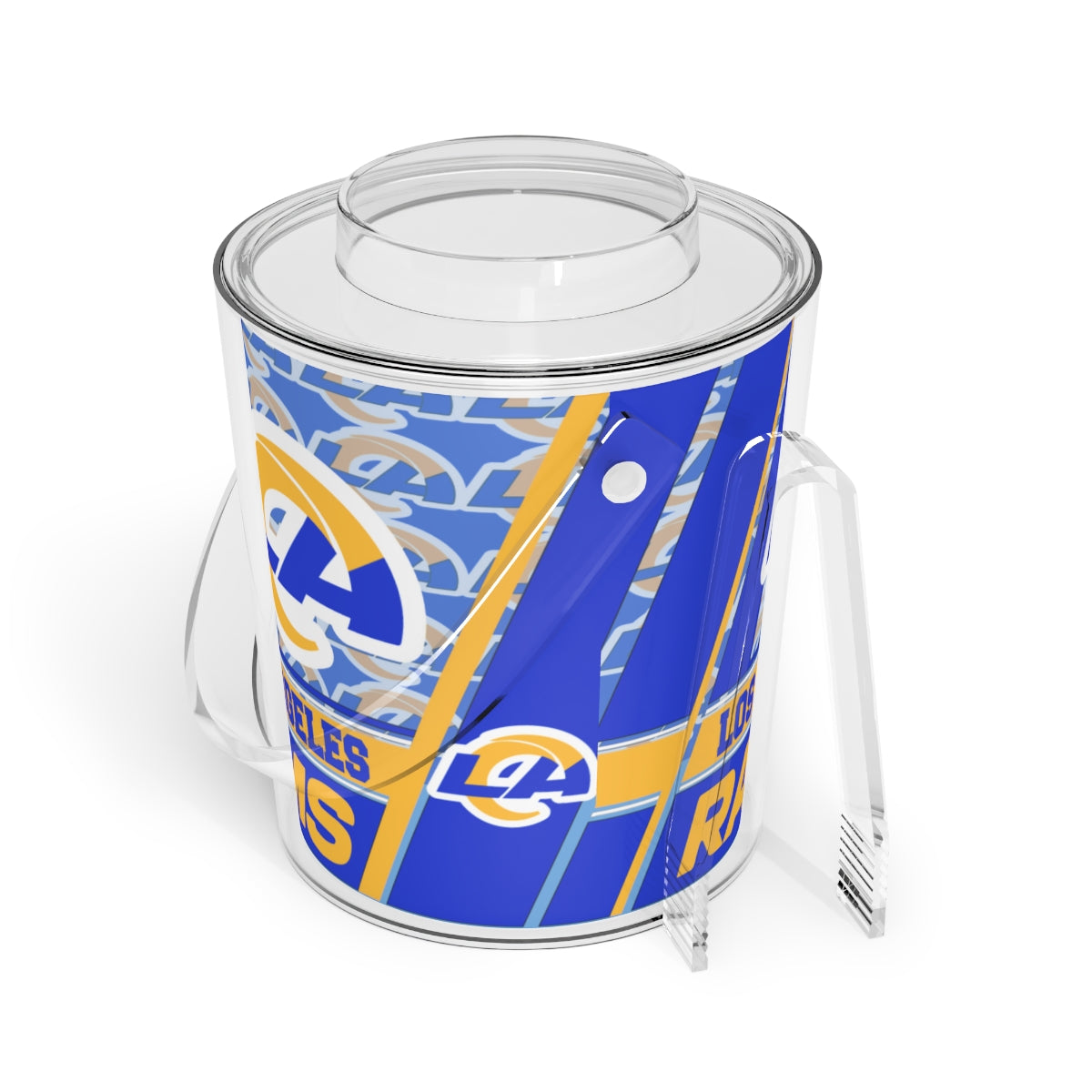 Rams Ice Bucket with Tongs