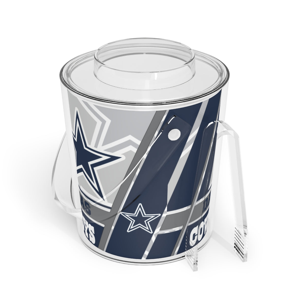 Cowboys#2 Ice Bucket with Tongs