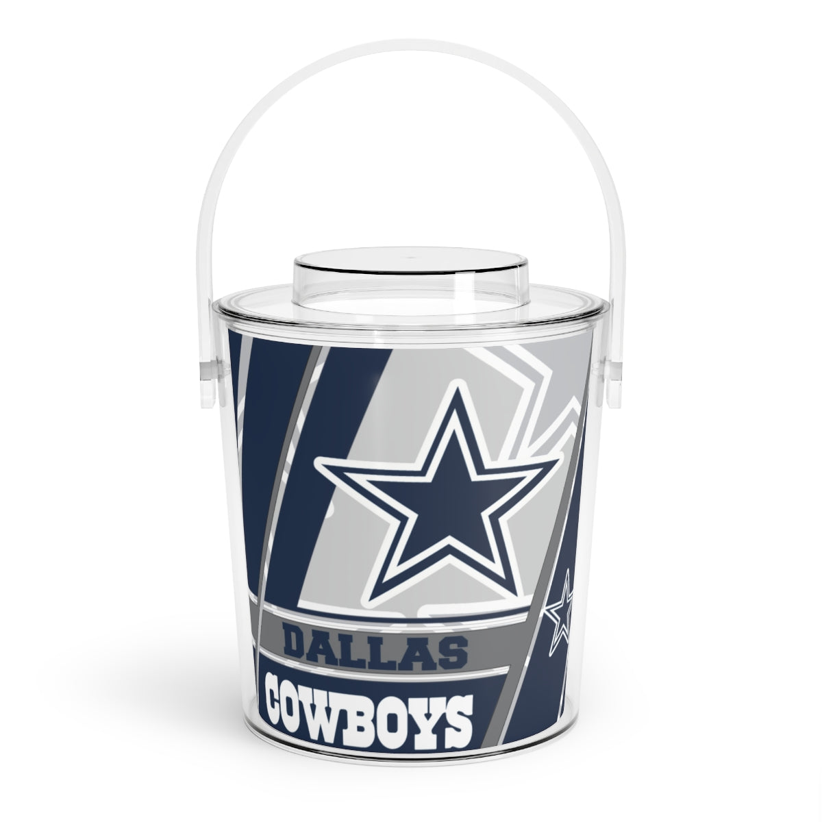 Cowboys#2 Ice Bucket with Tongs