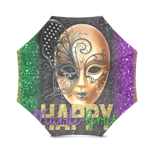 Happy Mardi Gras Customized Umbrella