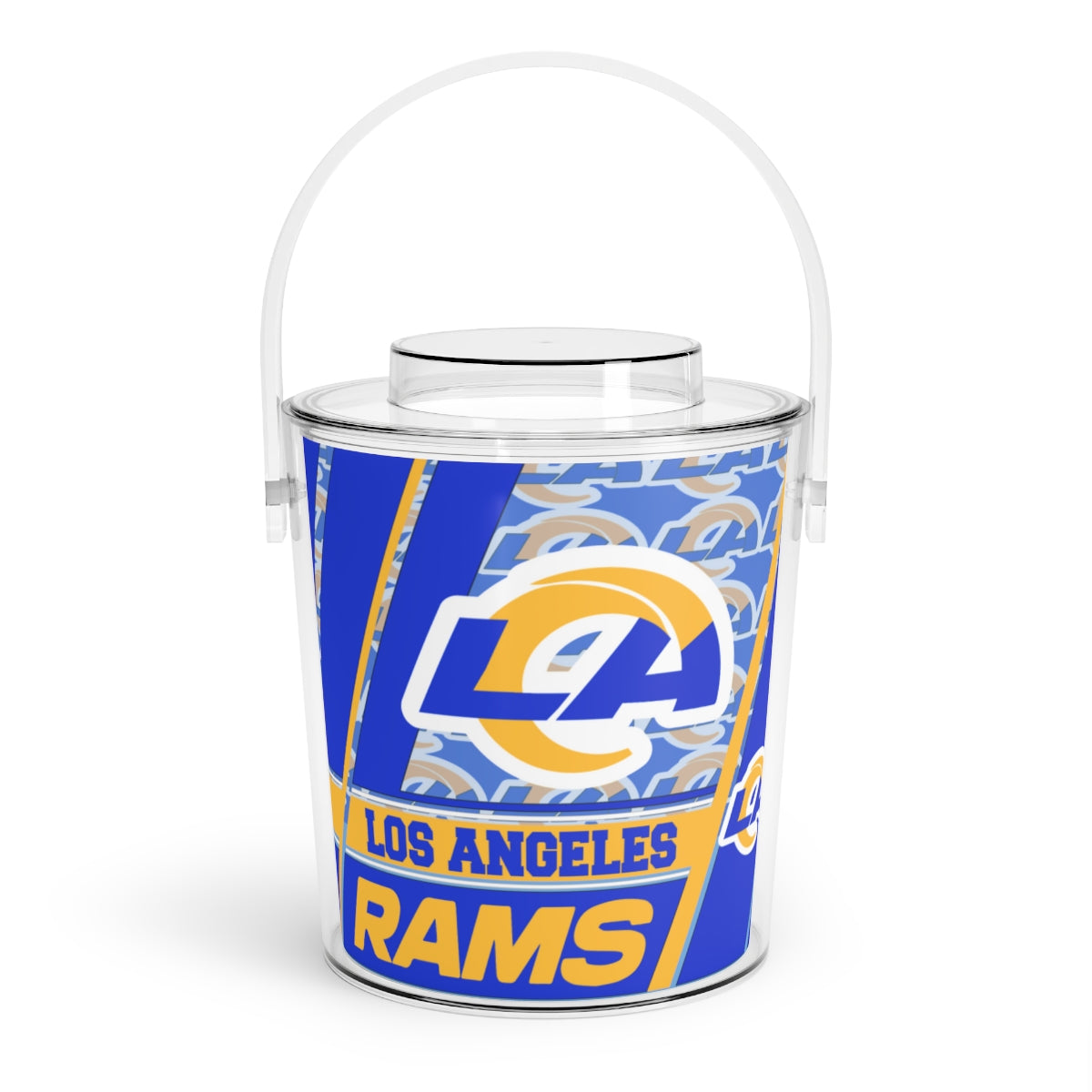 Rams Ice Bucket with Tongs