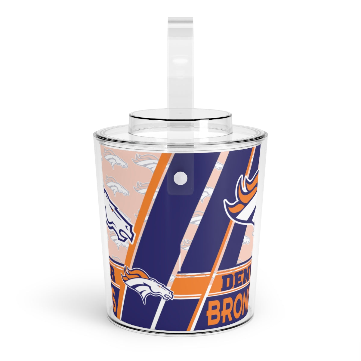 Broncos Ice Bucket with Tongs