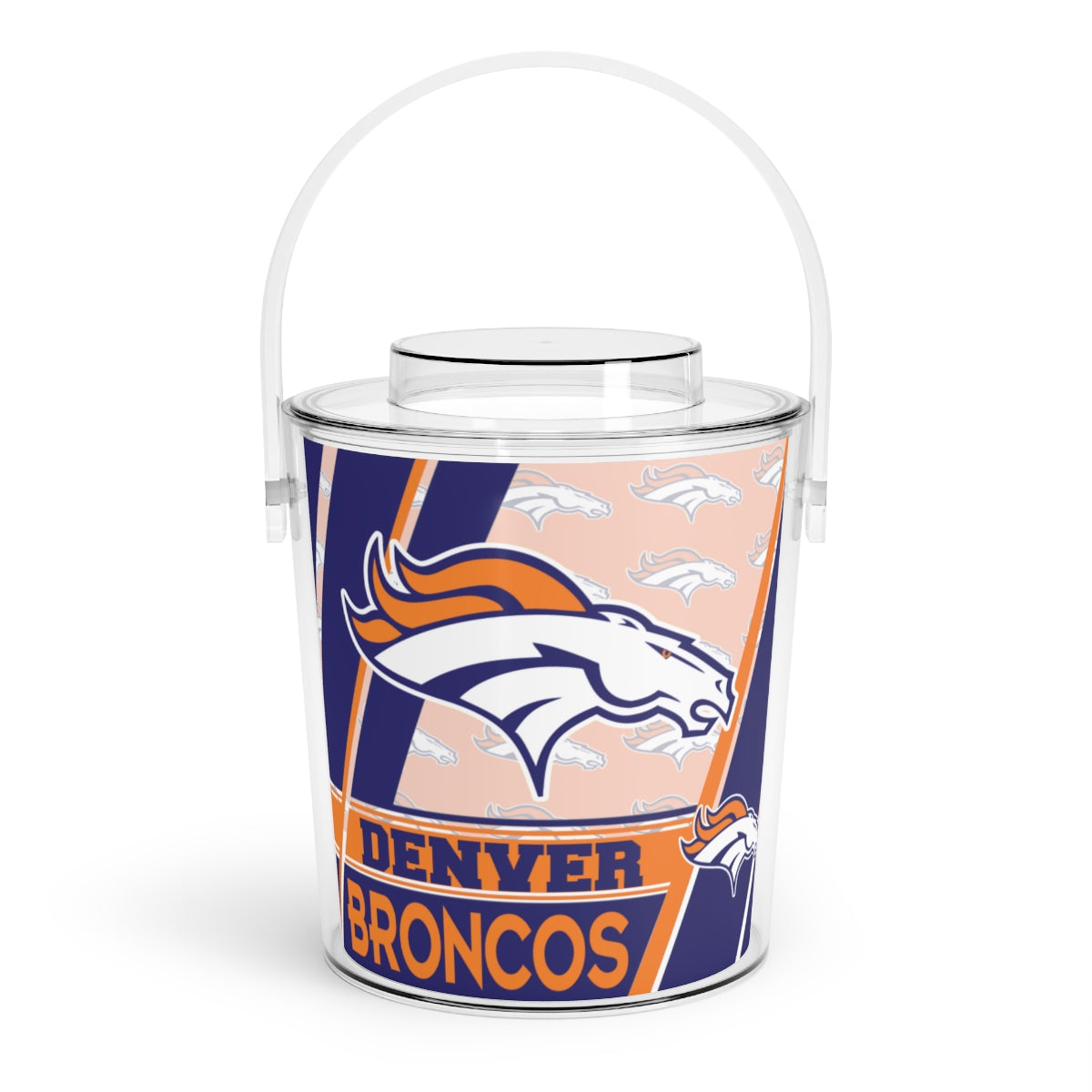 Broncos Ice Bucket with Tongs