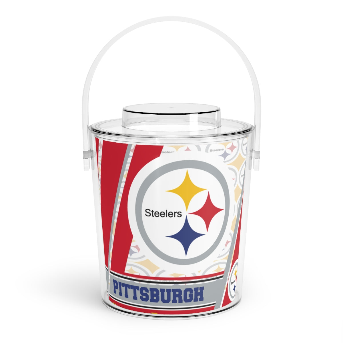 Steelers Ice Bucket with Tongs