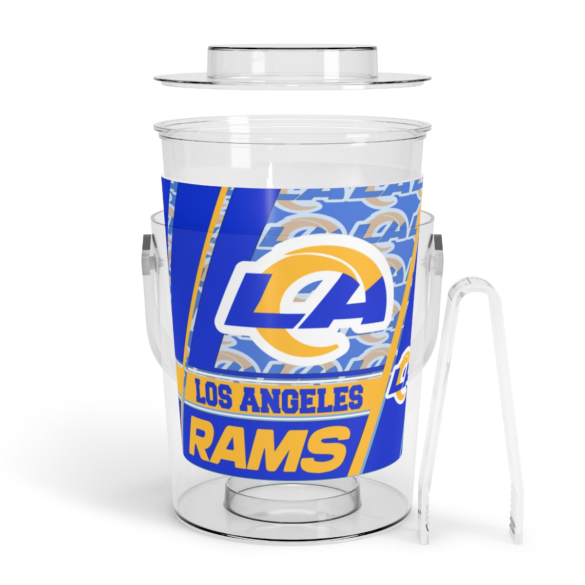 Rams Ice Bucket with Tongs