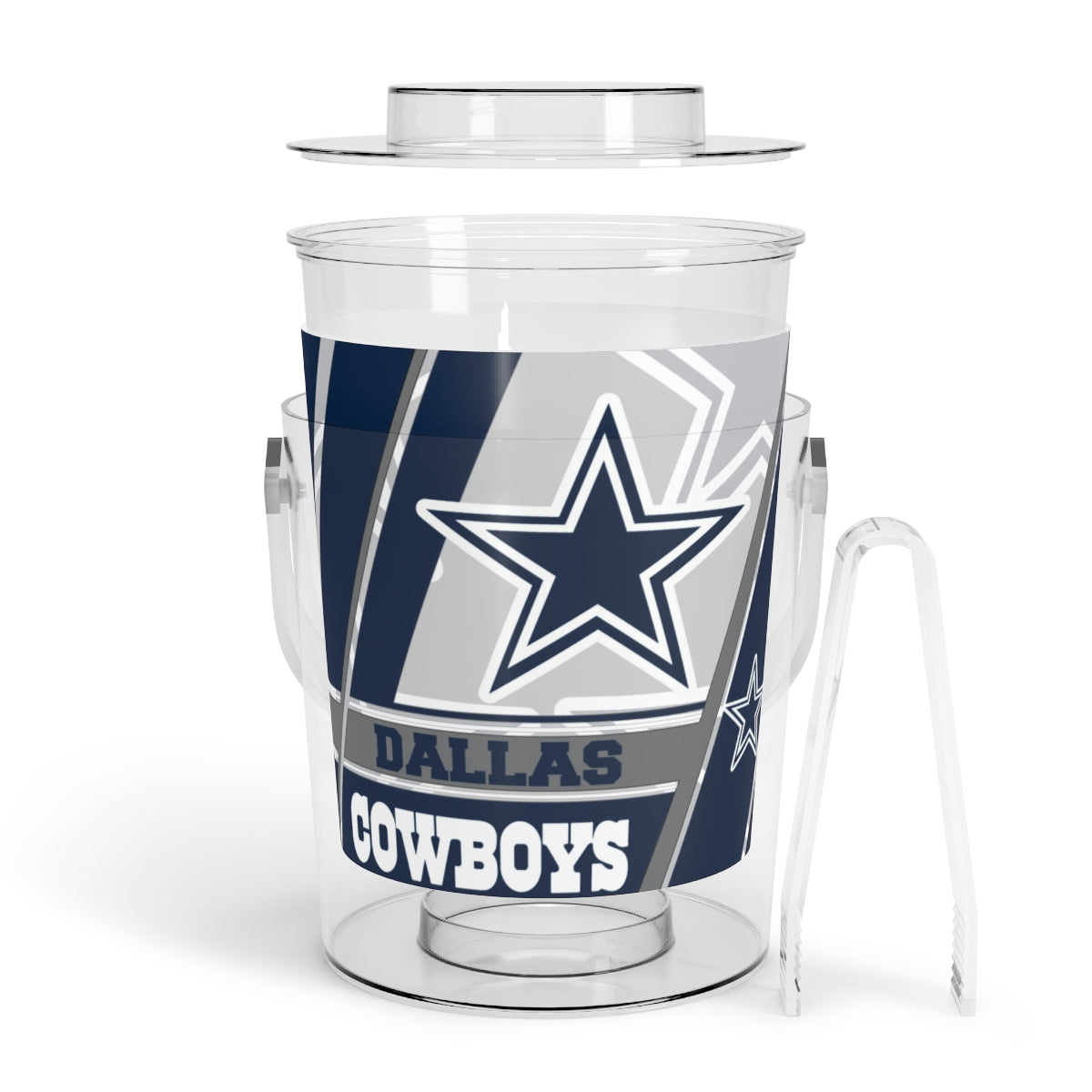 Cowboys#2 Ice Bucket with Tongs