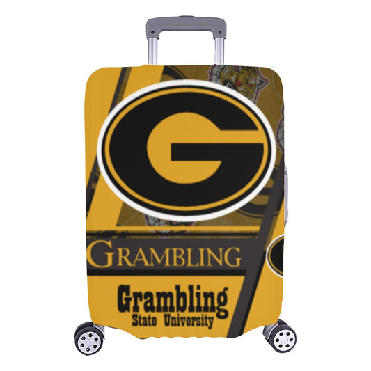 Lined design college Grambling luggge Luggage Cover/Large 26"-28"