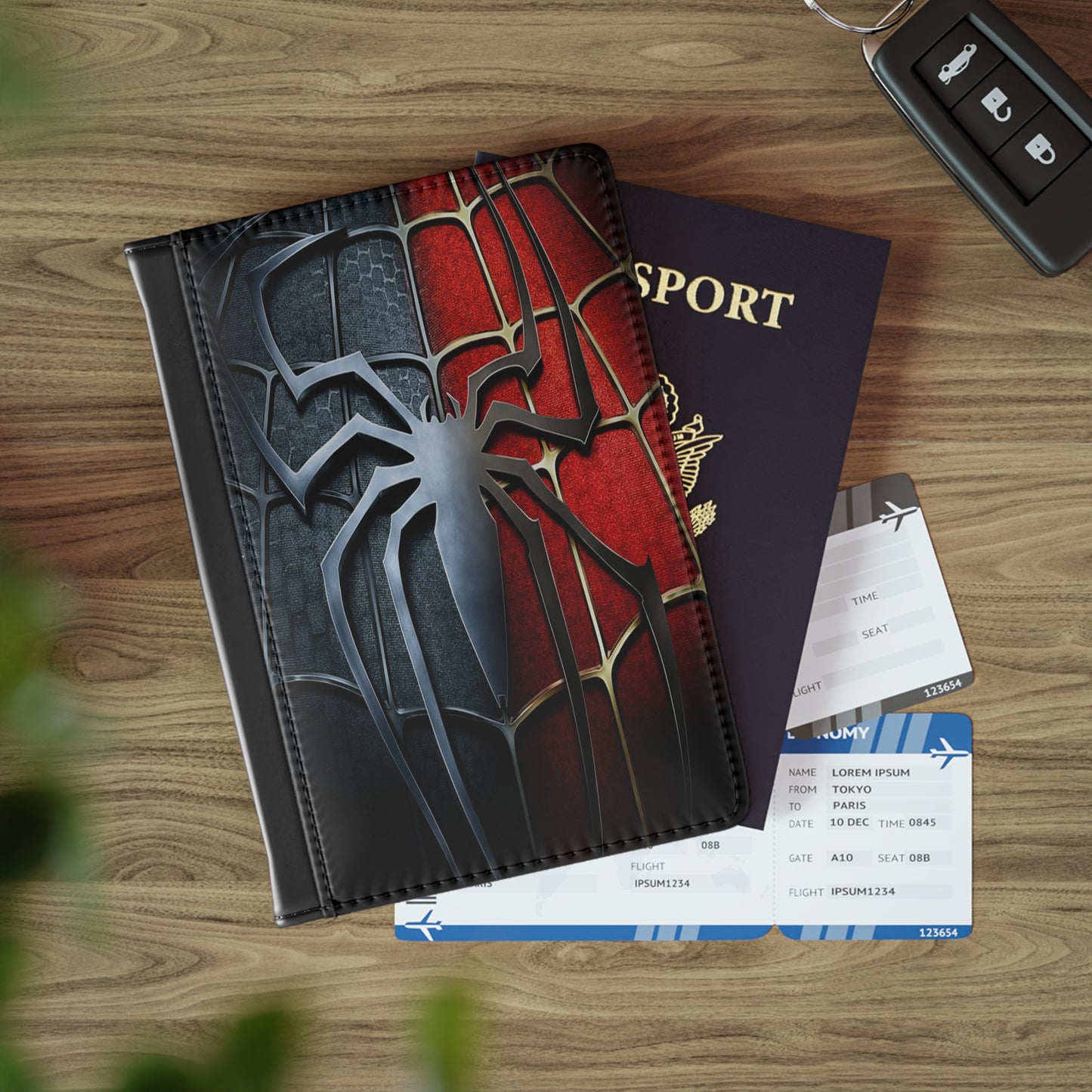 Spider Passport Cover