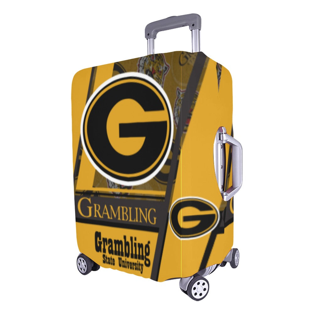 Lined design college Grambling luggge Luggage Cover/Large 26"-28"