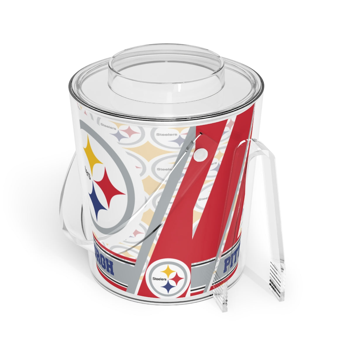 Steelers Ice Bucket with Tongs