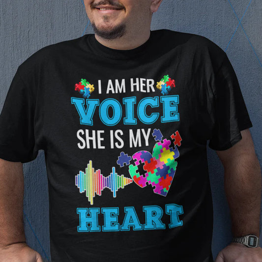 I Am Her Voice Autism T-Shirt